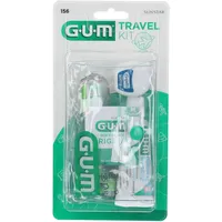 sunstar GUM Travel Kit Zahnbürste+Zahnseide+Zahnpasta