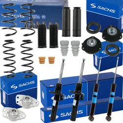 Sachs Serien Sportfahrwerk Golf Gtd -25mm Tieferlegung Für Golf 6 1.6/2.0 Tdi: Staubschutzsatz, Stoßdämpfer Seat: 1j0513425 Seat: 1j0513425a Seat: 1k0