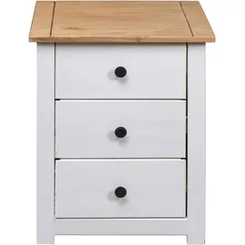 vidaXL Nachtschrank 46 x 40 x 57 cm Weiß