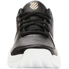 K-Swiss Court Express HB Tennis Shoe, Black/White/Rose Gold, 38 EU