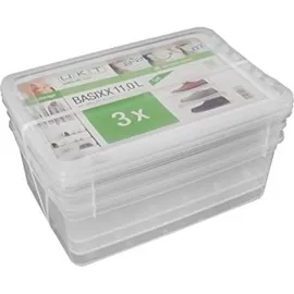 KEEEPER Bea 26,5 x 14 x 39 cm 3-tlg. transparent