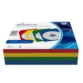 MediaRange BOX67 CD-Papiertaschen 100er Colorpack
