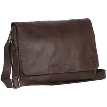 The Chesterfield Brand Richard Messenger Leder 40 cm Laptopfach braun