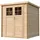 TIMBELA Gartenhaus 2,04 x 2,04 m Natur