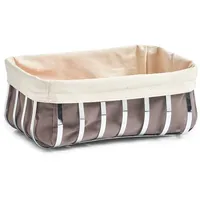 neuetischkultur Brotkorb rechteckig Stoff/Metall