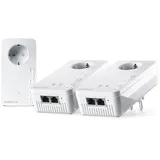 devolo Magic 2 WiFi 6 Multiroom Kit 2x Powerline/WLAN-Access Point und Powerline-Adapter Set, 3er-Bundle (8824)