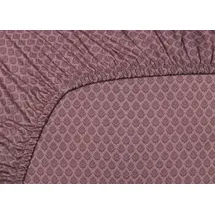 Pip Studio Spannbettlaken Thousand Leaves Perkal 100 x 200 cm mauve