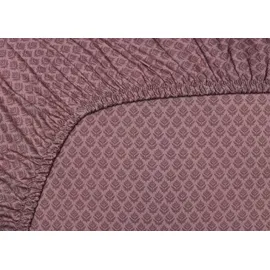 Pip Studio Spannbettlaken Thousand Leaves Perkal 100 x 200 cm mauve