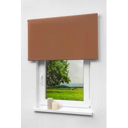 Lysel Outlet - Basisrollo Tageslicht Kastanienbraun, (B x H) 82.50cm x 175cm in braun/kastanienbraun