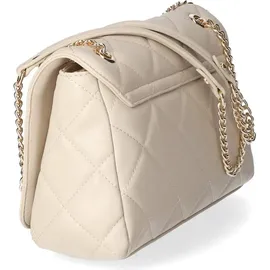 Valentino Ocarina Umhängetasche Kunstleder Beige/Weiß