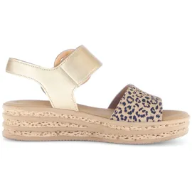 Gabor Keilsandaletten Damen Beige/Gold 38