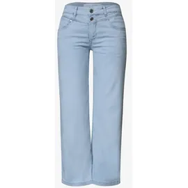 street one studio Street One 7/8 Mid Waist Wide Leg Jeans im Loose Fit - Blau