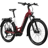 E-Bike GHOST "E-Teru Advanced EQ Low" Gr. 38, rot, Elektrofahrräder, Damen, 38cm, 27,5 Zoll (69,85cm)