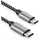 deleyCON 1m USB C auf Micro USB Kabel Adapter Ladekabel Datenkabel - Für Handy Smartphone Tablet Kamera Ladegerät Notebook usw. - Schwarz