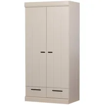 Woood Kleiderschrank WOOOD CONNECT 94 x 195 x 53 cm Grau