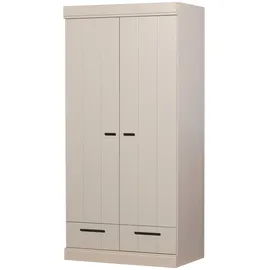 Woood Kleiderschrank WOOOD CONNECT 94 x 195 x 53 cm Grau