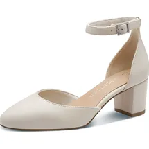 Marco Tozzi Riemchenpumps für Damen, beige, Größe 37 EU