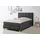 Home Affaire Boxspringbett HOME AFFAIRE "Moulay", grau (anthrazit), B:154cm L:231cm, Komplettbetten, Boxspringbett, inkl. Topper, in Überlänge 220 cm, 3 Härtegrade, auch in H4