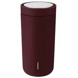 Stelton Thermobecher To Go Click 400 ml Edelstahl Berry