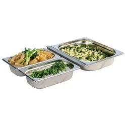 GN-Behälter-Set 4-teilig Edelstahl