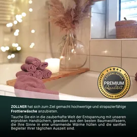 ZOLLNER Handtuchset 50 x 100 cm altrosa 4 St.