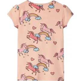 vidaXL Kinderpyjama mit Kurzen Ärmeln Hellorange 92