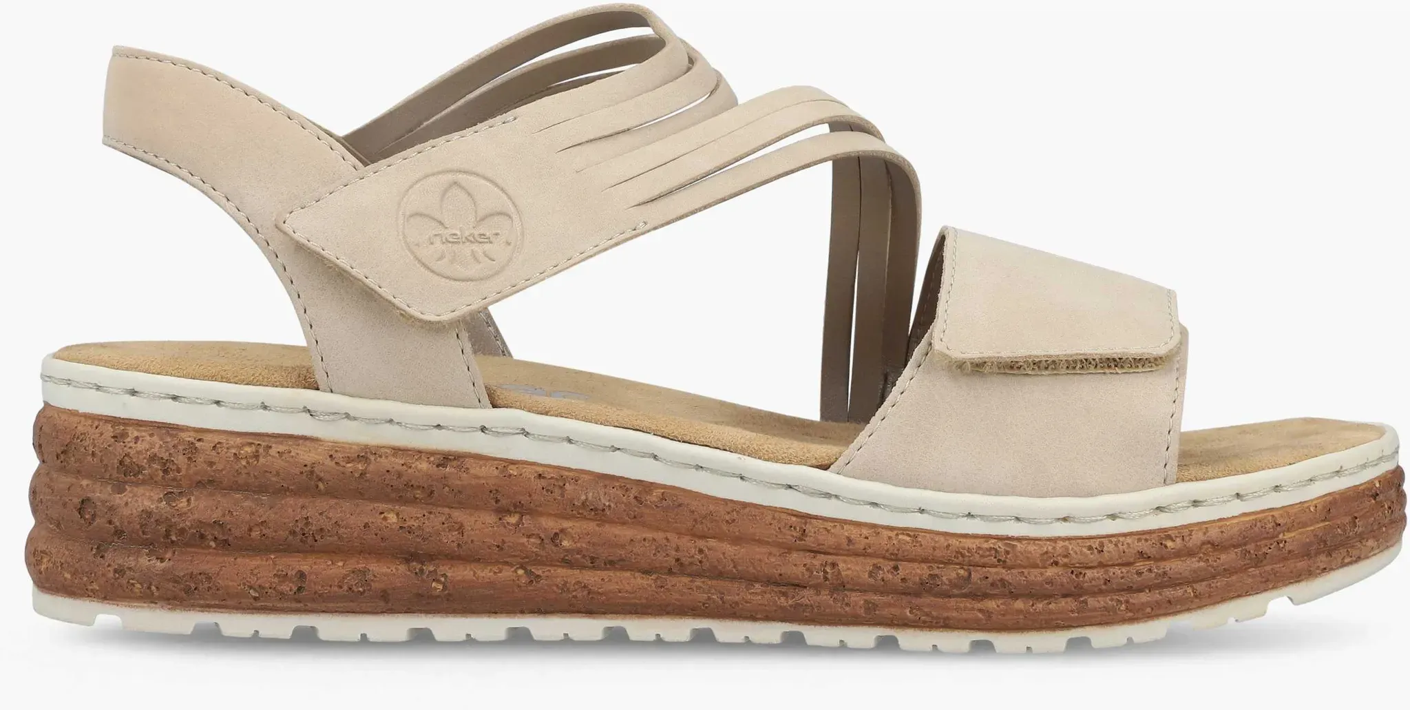 Rieker  Sandalette Beige, Damen, Größe: 39 - Rieker  Sandalette Beige, Damen, Größe: 39 - woman - Beige