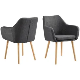 SalesFever Armlehnstuhl dunkelgrau