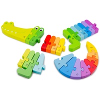 New Classic Toys - Alphabet Puzzle - Krokodil