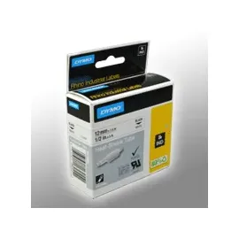 Dymo Schrumpfschlauch IND 18055 (S0718300) schwarz auf weiß 12mm x 1,5m