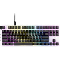 NZXT Function TKL Mechanische PC Gaming Tastatur - beleuchtet - lineare RGB Schalter - MX kompatible Schalter - Hot Swap - robustes Aluminium Cover - Mechanical Gaming Keyboard | EN (QWERTY) Weiß