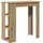 vidaXL Bartisch mit Regal 102 x 50 x 103,5 cm Braun