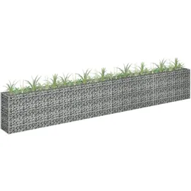 furnicato Gabionen-Hochbeet 360 x 30 x 60 cm