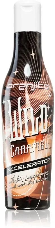 Oranjito Level 2 Wild Caramel Sonnenschutzmilch für die Sonnenbank mit Bio-Inhaltsstoffen und Bräunungsbeschleuniger 200 ml