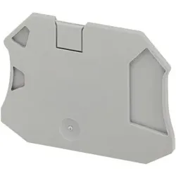 Schneider Electric NSYTRAC23 NSYTR Endabdeckung für Schraubklemmleiste mit einer Ebene, 1x2, 4mm2 - 50 Stück