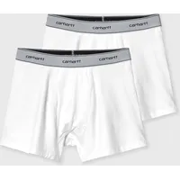 CARHARTT Cotton Trunks Schwarz / Weiß M 2er Pack