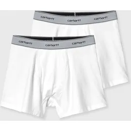 CARHARTT Cotton Trunks Schwarz / Weiß M 2er Pack