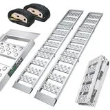 Trutzholm Auffahrrampe 198 cm 680 kg klappbar Alu gelocht silber 2 St.