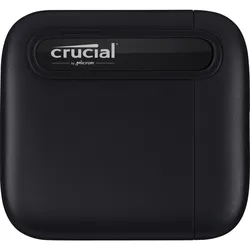 Crucial X6 Portable SSD 1TB Schwarz Externe Solid-State-Drive, USB 3.2 Gen 2x1