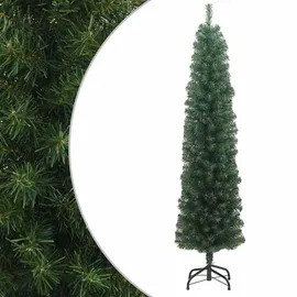 vidaXL Künstlicher Weihnachtsbaum Schlank Grün 240 cm