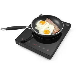 Hendi Induktionskocher Kitchen Line 11  Stufen mit bis 240°C und Touch Bedienung