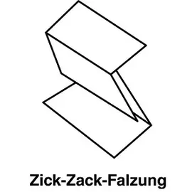 Fripa Papierhandtücher 4011104 Plus Zick-Zack-Falzung 1-lagig 5.000 Tücher