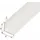 GAH Alberts Alberts Winkelprof. gl.schenkel., ungelocht L2000x B15x H1, 2x S1, 2mm Kunststoff weiß