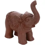 ML-Design Deko Figur Elefant Braun 36x19x39cm Orientalische Finish Innen & Außen