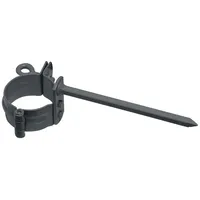 Inefa Rohrschelle DN 75 mit Schlagstift Stahl Anthrazit