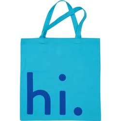 Design Letters Hi Einkaufstasche blau