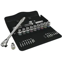 WERA 8100 SC 8 Zyklop Metal-Knarrensatz 28-tlg.