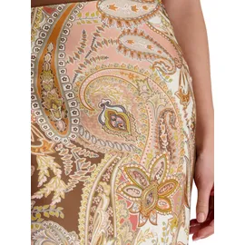 Monari Maxirock Damen Paisleymuster Braun 38
