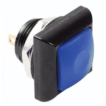 VELLEMAN Drucktaster Mini Quadratisch Metall Blau 1P Spst Aus-(Ein)