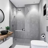Breuer Duschrückwand Beton Optik grau Dekor 100x255x0,3 cm